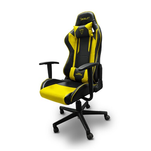 SILLA GAMER OCELOT/COLOR AMARILLA CON NEGRO