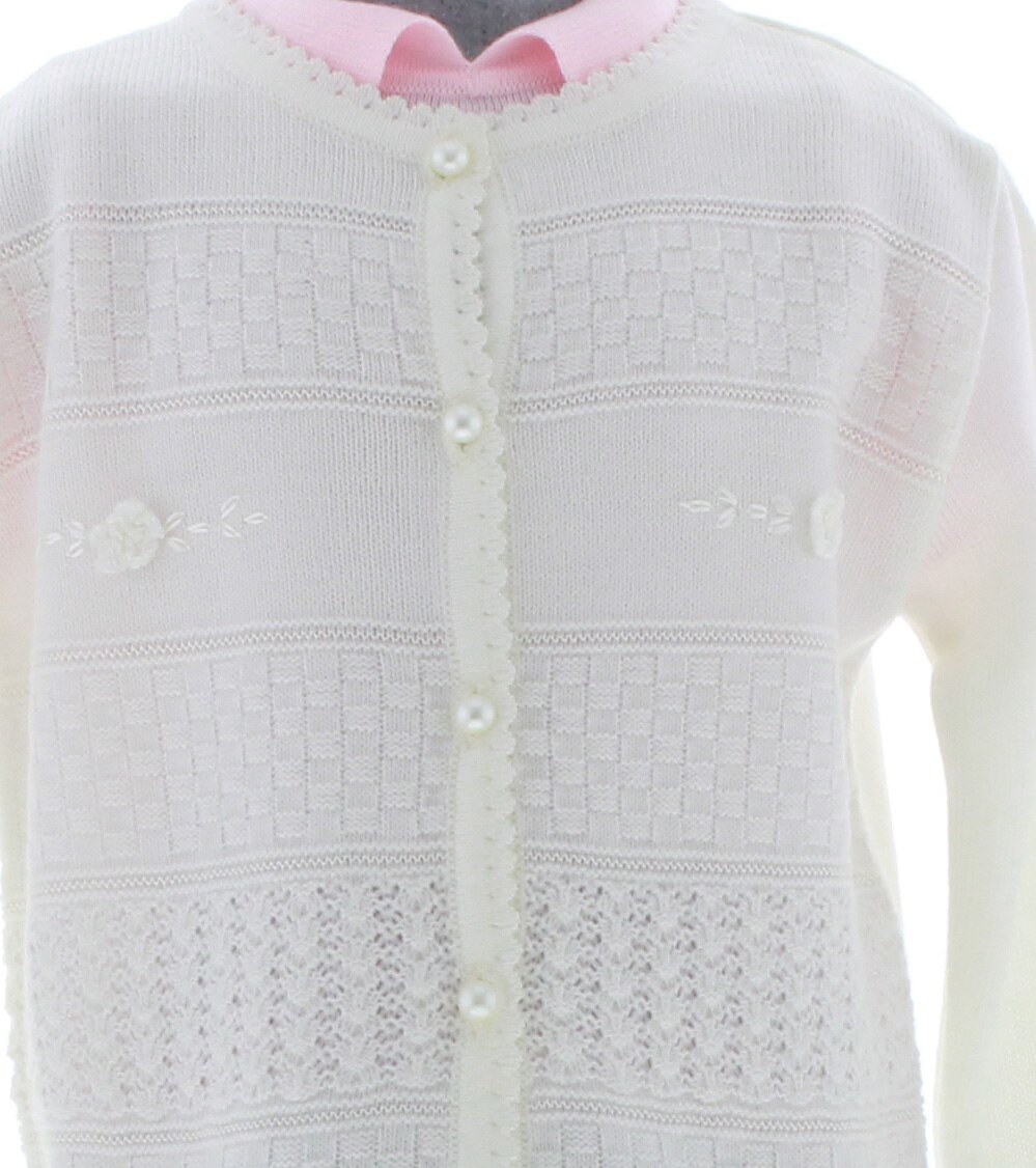 Sueter Niña Tejido 3186 Beige Claro a 16