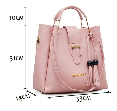 Set 3 Bolsas Bandolera Mujer Cosmetiquera Cartera