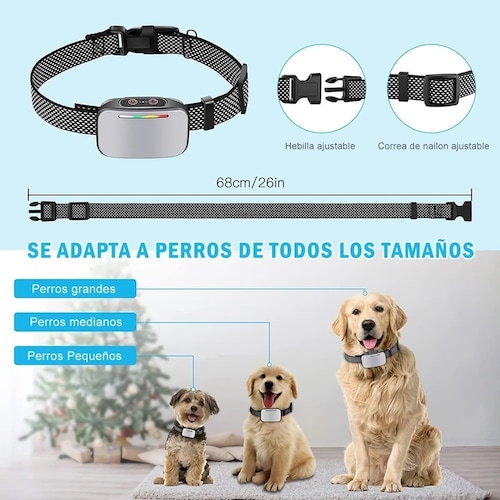 Anti ladrido Perro Entrenamiento Collar Eléctrico Automático