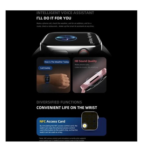 Smartwatch Reloj Inteligente Hw8 Max NFC Serie 8 Fralugio