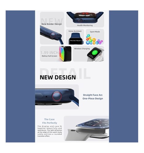 Smartwatch Reloj Inteligente Hw8 Max NFC Serie 8 Fralugio