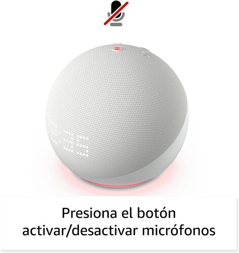 Nuevo Echo Dot Con Reloj Integrado 5ta Generación 2022 Bocina Inteligente Con Alexa Azul