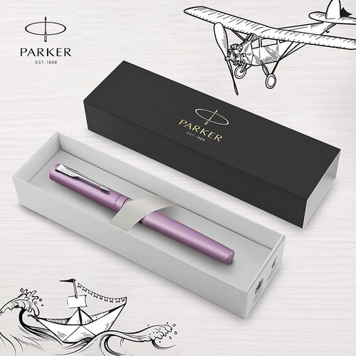 Pluma Fuente Parker Vector Xl Lila