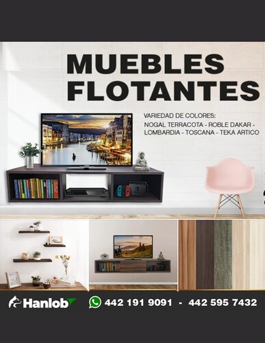 Mueble Flotante Para Baño Moderno 40 X 60 Cm LOMBARDIA