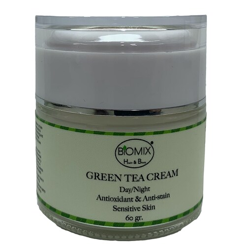 Crema Hidratante De Té Verde y Colágeno para Día Y Noche Piel Sensible 60gr