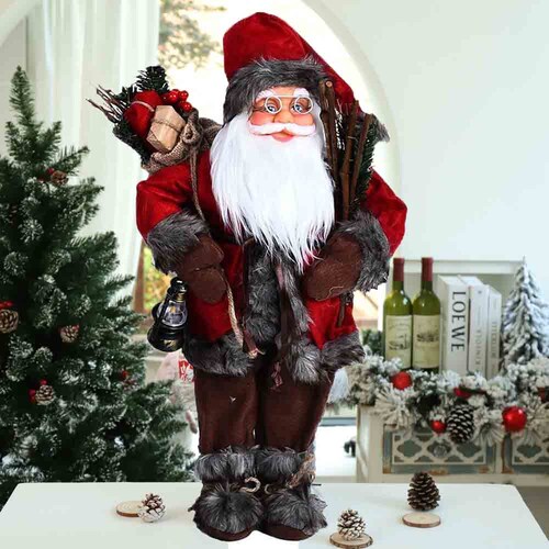 Figura decoración navideña Santa Claus rojo mediano 45 cm Belly Kyuden Home
