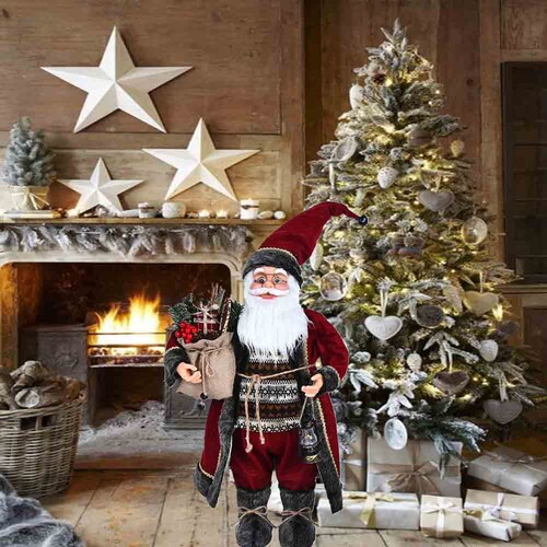 Figura decoración navideña Santa Claus rojo grande 60 cm Belly Kyuden Home