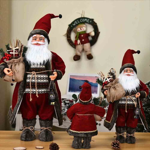 Figura decoración navideña Santa Claus rojo grande 60 cm Belly Kyuden Home