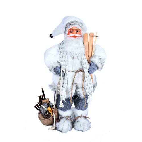 Figura decoración navideña Santa Claus blanco 60 cm Snowy Kyuden Home