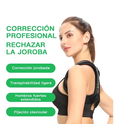 Corrector Postura Espalda Para Hombre Y Mujer Ajustable Faja S
