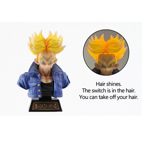 Figura Trunks Dragon Ball Saiyajin Iluminacion