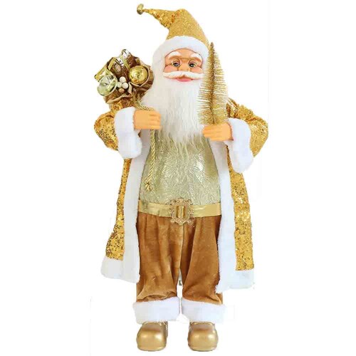 Santa Claus dorado 45 cm