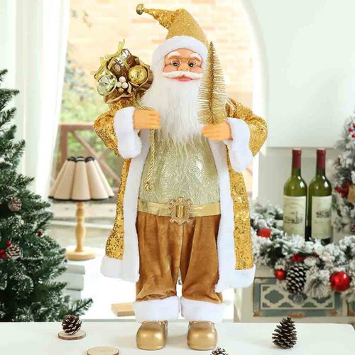 Santa Claus dorado 45 cm