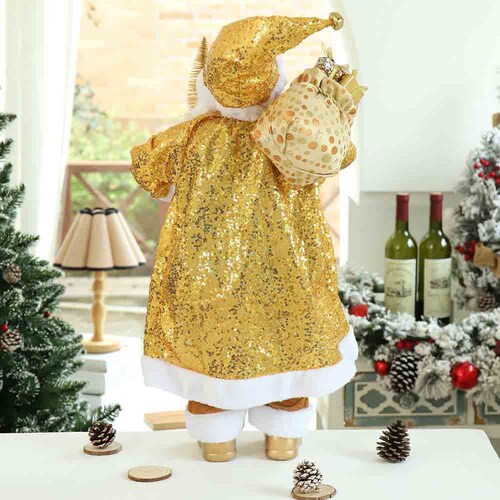 Santa Claus dorado 45 cm