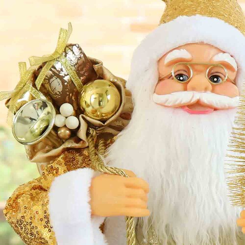 Santa Claus dorado 45 cm