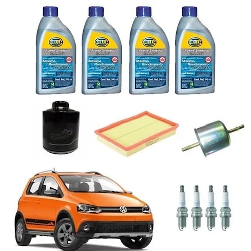 Kit Afinacion Vw Crossfox 1.6l Aceite Sintético 5w30 H