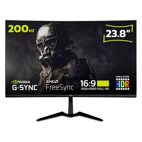 Monitor Gamer Curvo Yeyian Sigurd 2503 LED 23.8", Full HD, Widescreen