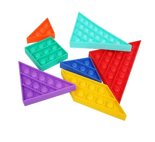 Pop It Antiestrés en Forma de Tangram DM