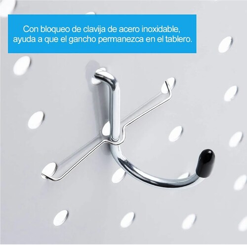Set Gancho Para Tablero Perforado Exhibidor National