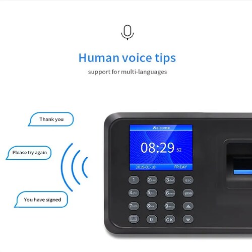 Reloj Checador Huella Digital Memoria Usb Biometrico