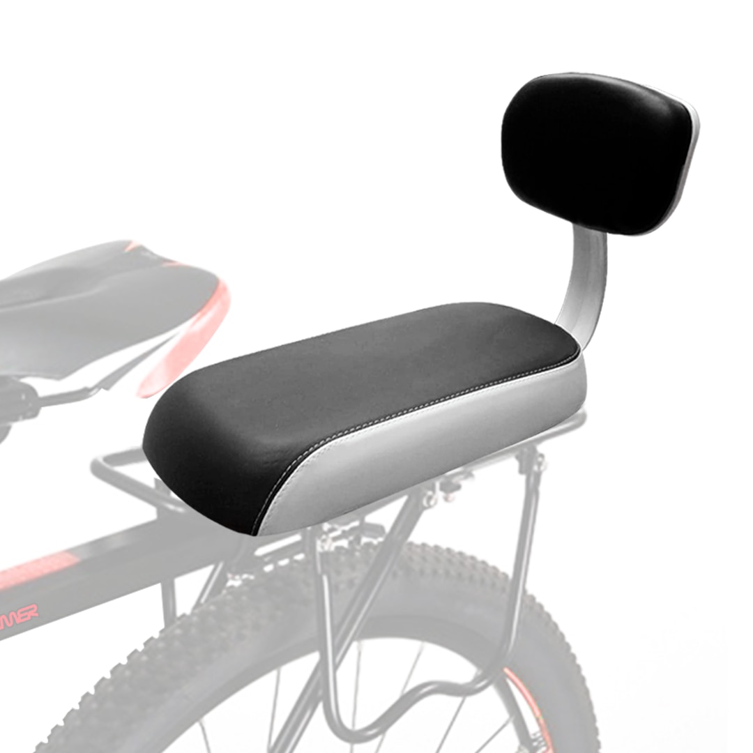 Asiento Porta Ni o Trasero Bicicleta Acojinado Con Respaldo