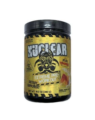 Nuclear Pre Entreno 300 gr (30 serv) sabor mango