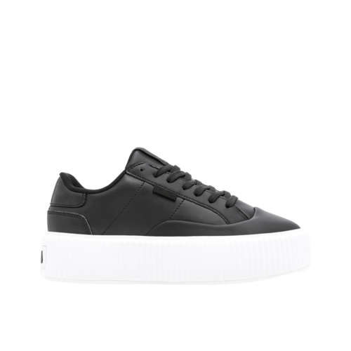 Tenis Fila Sandblast Negro Blanco de Dama Original.