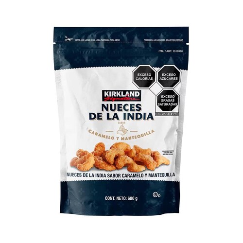 Nueces de la India Caramelo y Mantequilla Kirkland 680g
