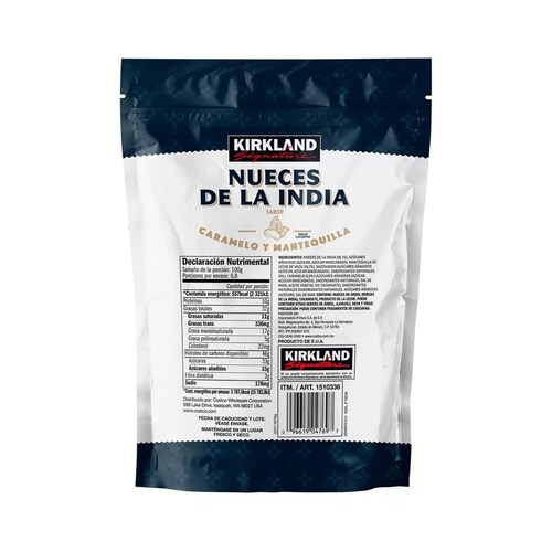 Nueces de la India Caramelo y Mantequilla Kirkland 680g