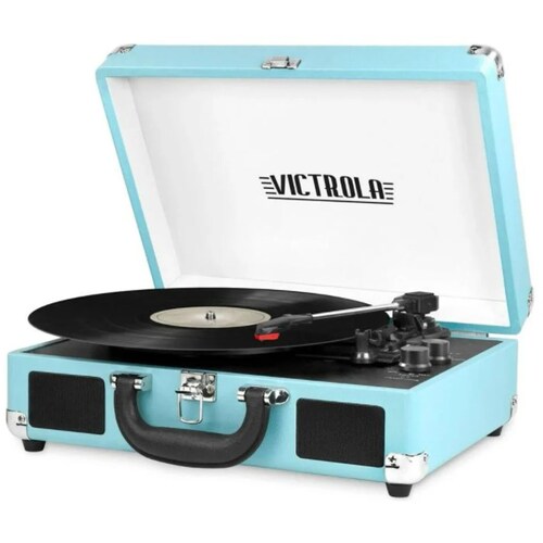 Tocadiscos Vintage Victrola Portatil Bluetooth 