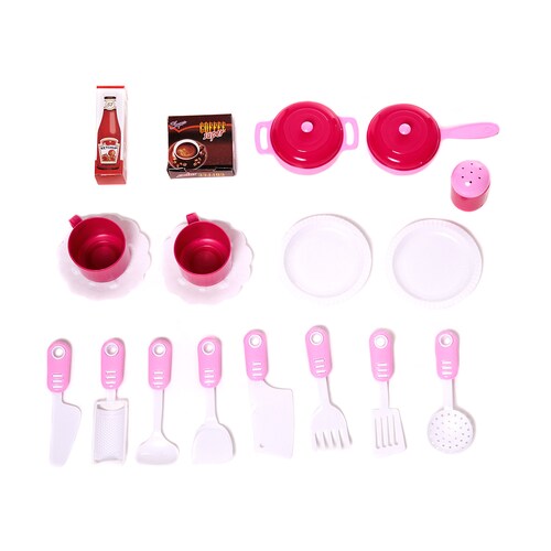 Cocina Infantil Kitchen Set Para Niños Con 24 Accesorios