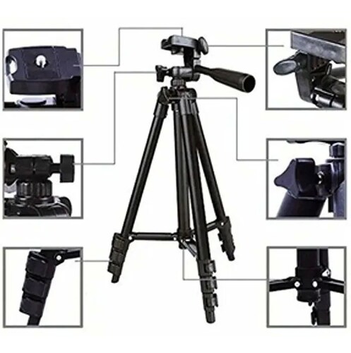 Tripie Soporte Base Tripode P Celular Camara Portatil Videos.