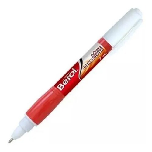 Corrector Berol Pluma / 7ml Caja Con 12pzas