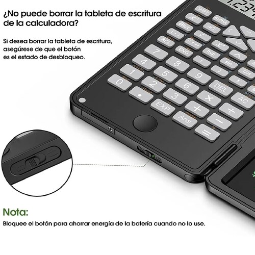Calculadora Científica Con Tableta Inteligente 240 Funciones