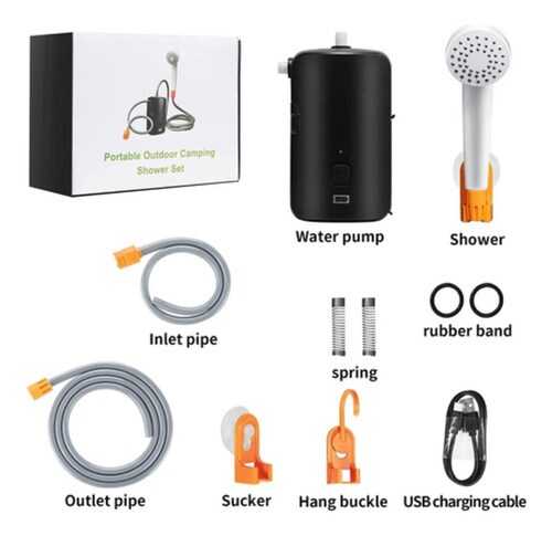 Regadera Portátil Para Camping Recargable