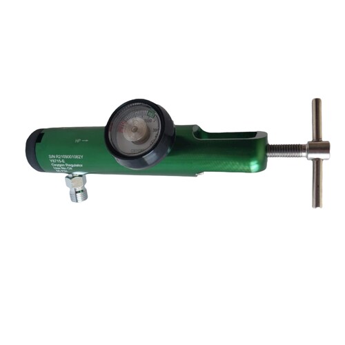 Regulador de oxigeno medicinal CGA870, para tanque portatil
