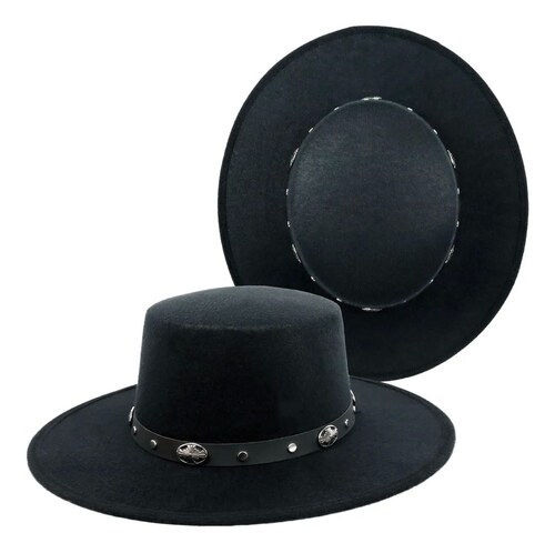 Sombrero Unisex Cordobés Dubetina Vintage Hípster Tipo Español Retro Negro 60
