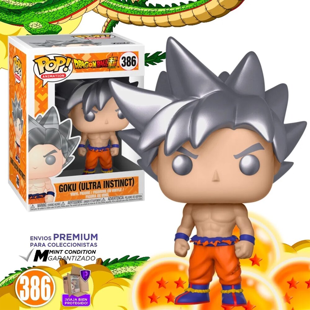 Funko Pop Goku Ultra Instinto #386 Dragon Ball Super Anime