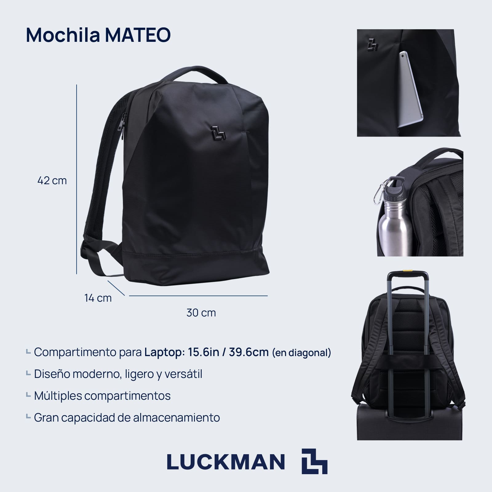 Mochila 2024 ejecutiva hombre