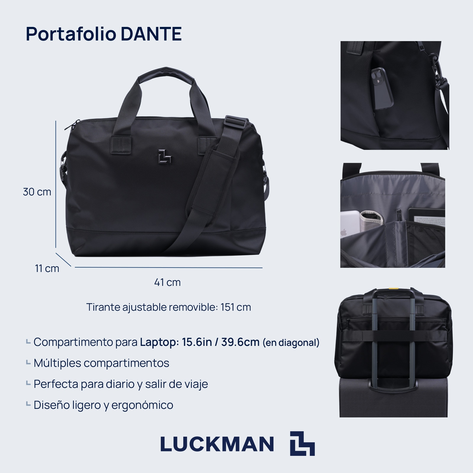 Maletin discount portafolio hombre