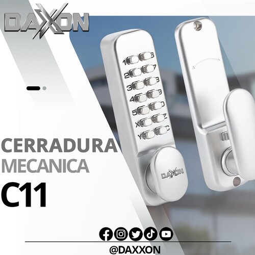 Chapa Cerrojo Mecánico Chapa Cerradura Alta Seguridad C11