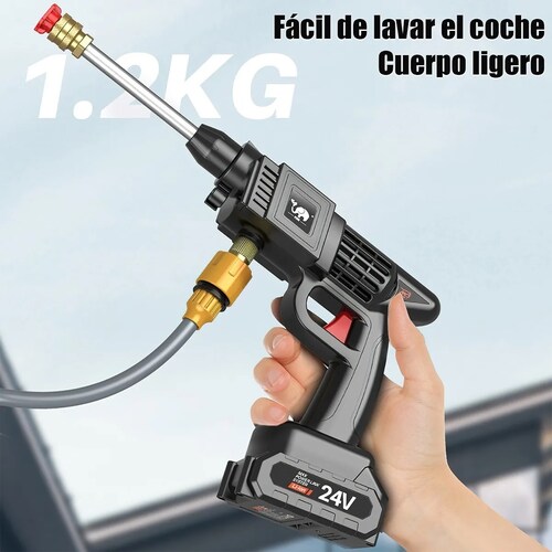 Pistola Lavado Coche Alta Presión Hidrolavadora Inalámbrica