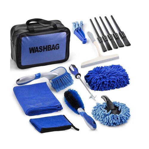 Kit De Lavado Automotriz Brochas Para Detallado Automotriz