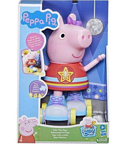 Peppa Pig Roller Disco Muñeca Con Luz y Sonido