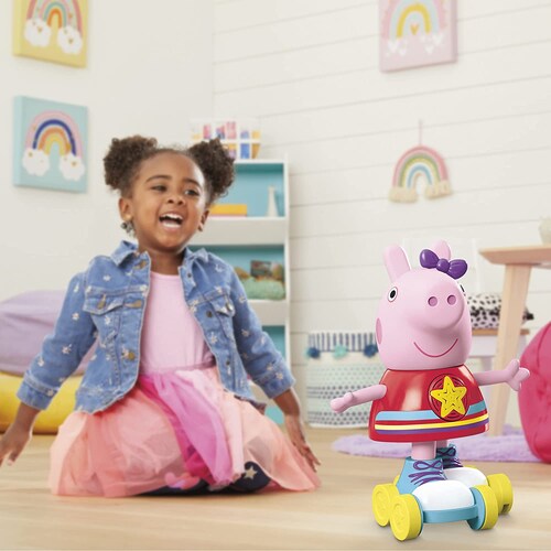Peppa Pig Roller Disco Muñeca Con Luz y Sonido