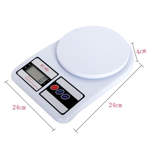Bascula Gramera 10kg Blanca digital