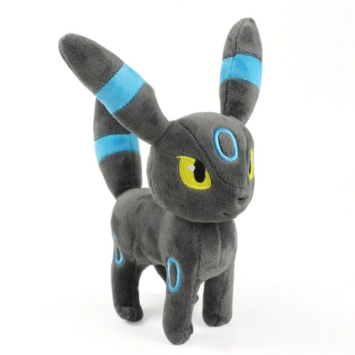 Peluche De Felpa Umbreon Shiny Pokémon 23 Cm.