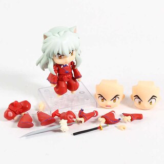 Gamersheek Inuyasha Nendoroid - Figura Mini Action Figure Con Parti Intercambiabili, Collezione Anime