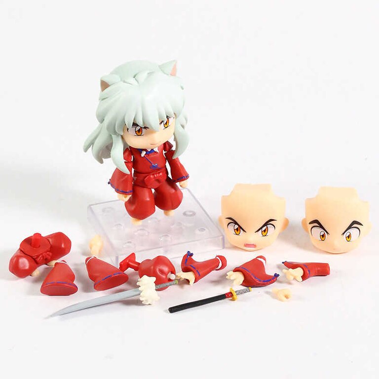 Gamersheek Inuyasha Nendoroid - Figura Mini Action Figure Con Parti Intercambiabili, Collezione Anime